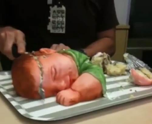 Weird Baby Shower Cakes Weird Baby Shower Cakes