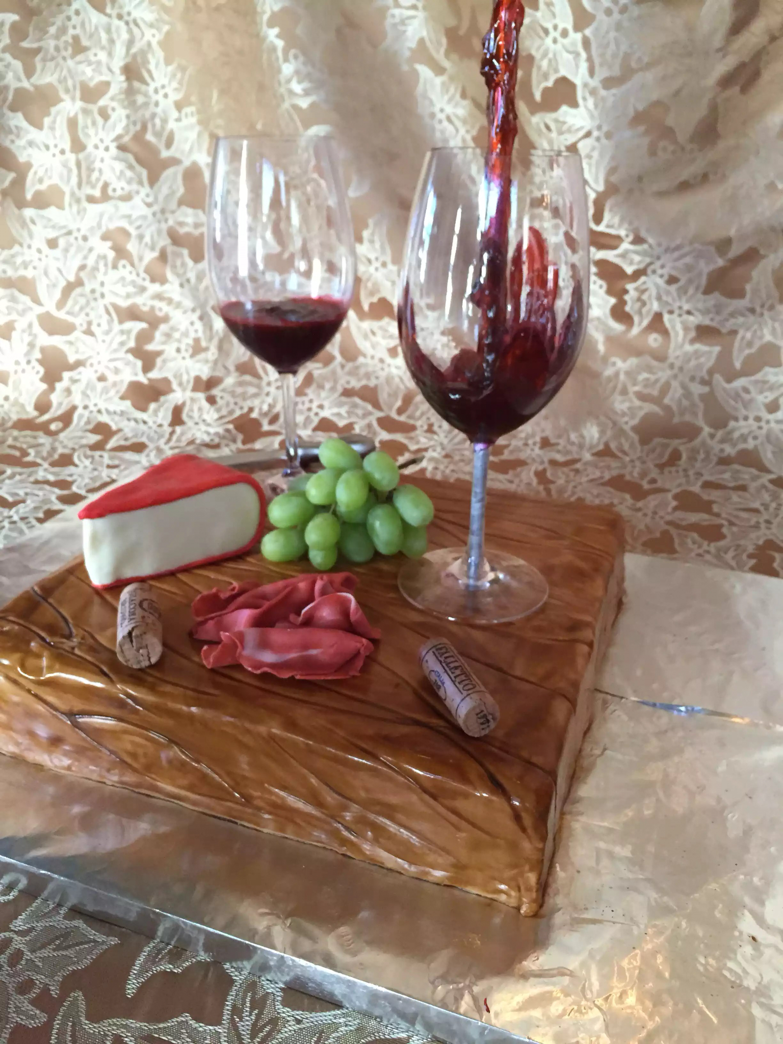 Wine Bottle Cake