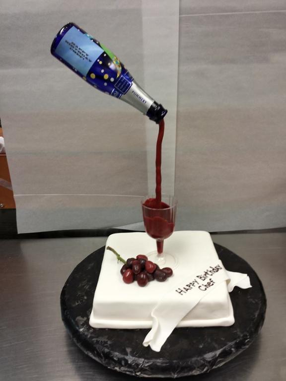 Wine Glass Cake