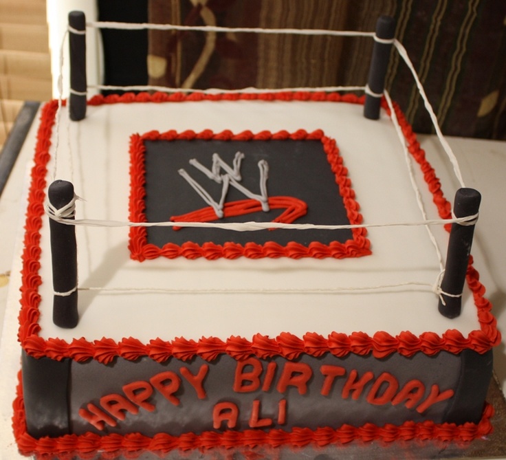 Wrestling Birthday Cake Ideas