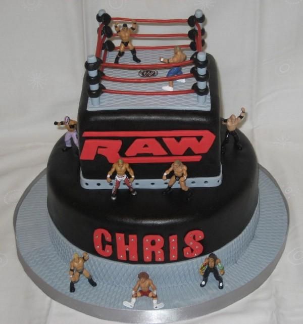 WWE Wrestling Birthday Cake