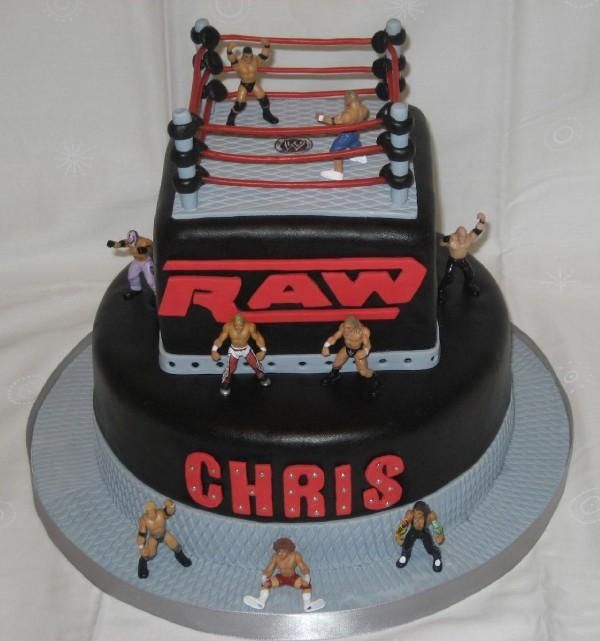 WWE Wrestling Birthday Cake WWE Wrestling Birthday Cake