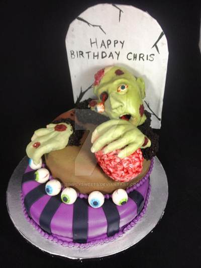 Zombie Birthday Cake Ideas