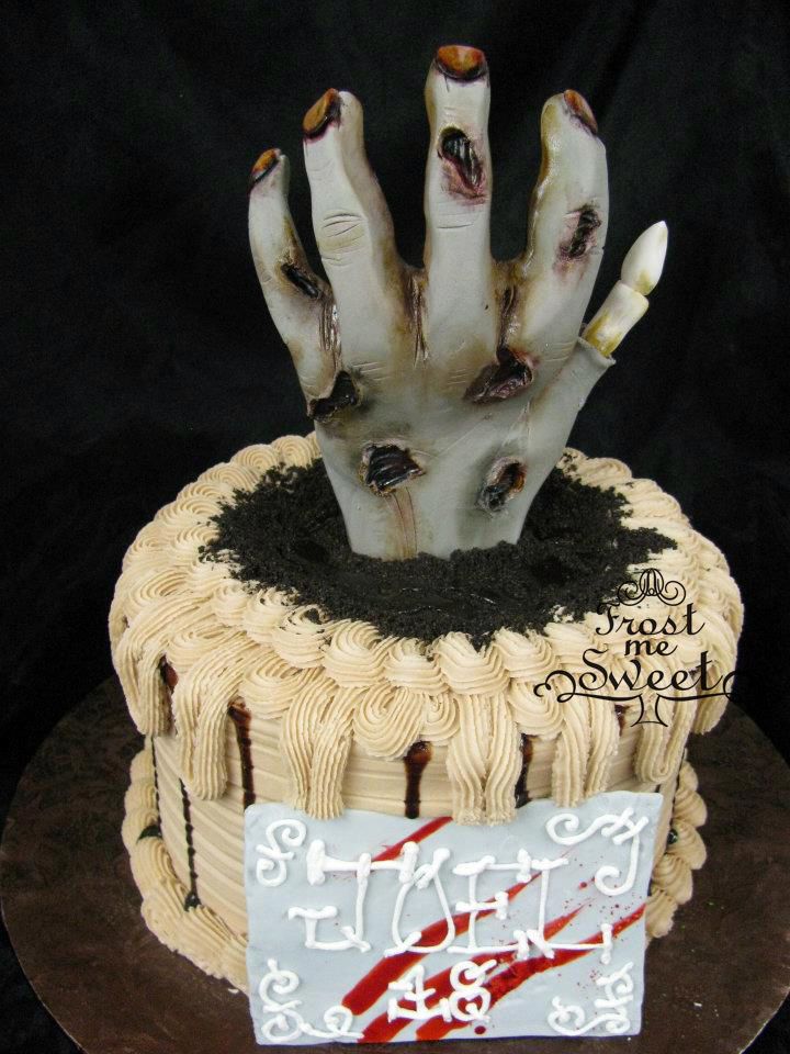 Zombie Birthday Cake Zombie Birthday Cake