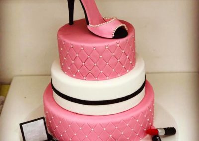 3 Tier Makeup Birthday Cakes