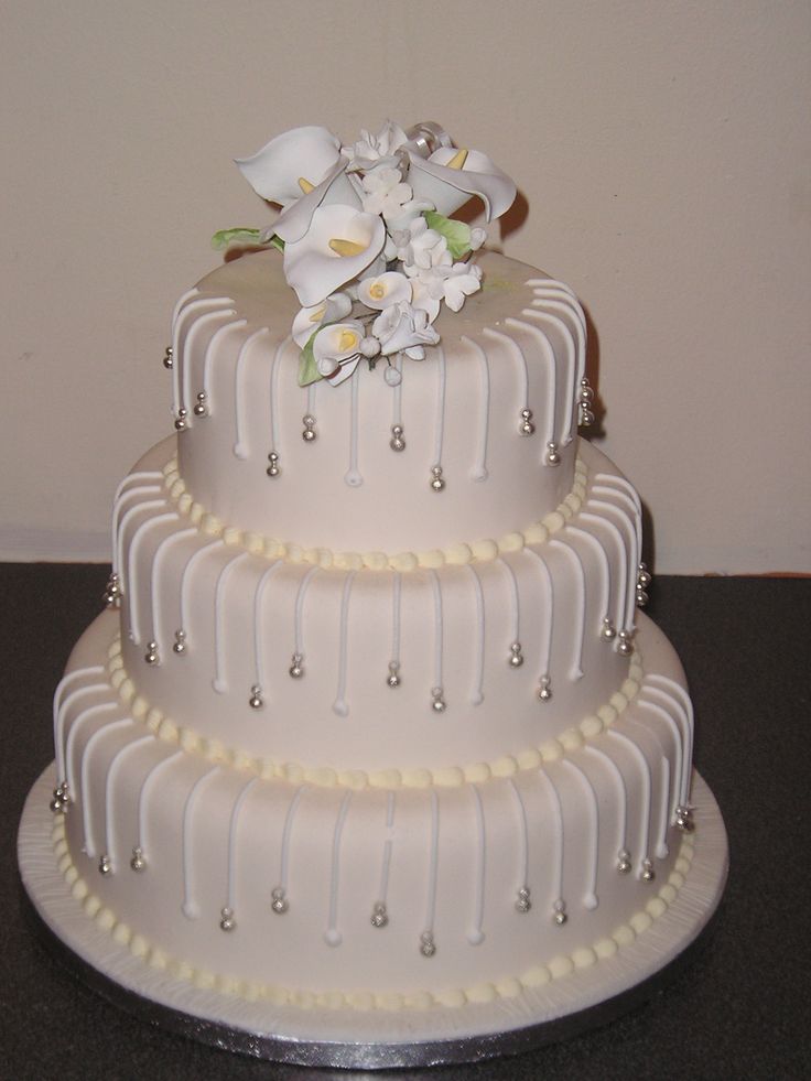 7 Photos of 3 Layer Wedding Cakes Designs 7 Photos of 3 Layer Wedding Cakes Designs