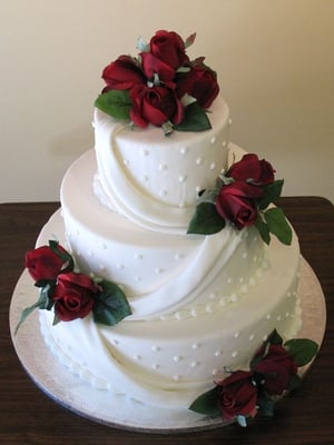 3 Tier Wedding Cake