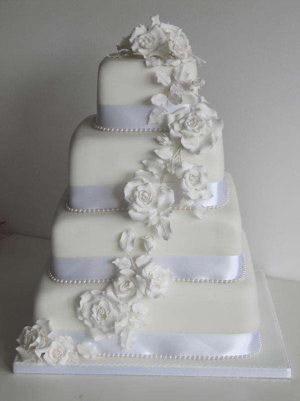 4 Tier Wedding Cake Sizes