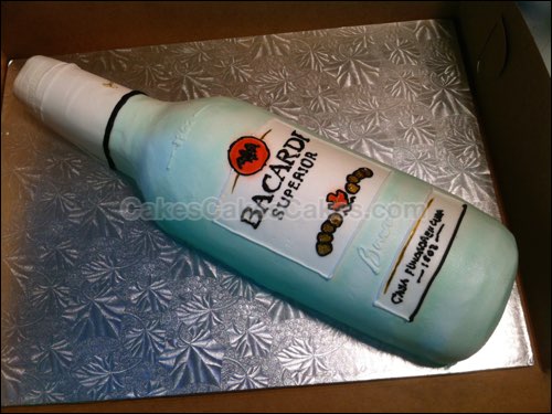 Alcohol Bottle Cake Alcohol Bottle Cake
