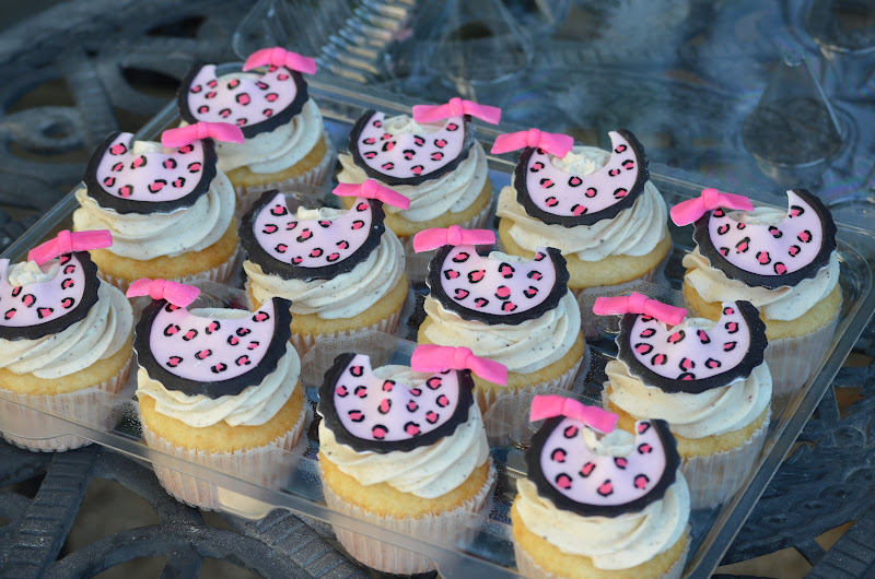 Animal Print Baby Shower Cupcakes