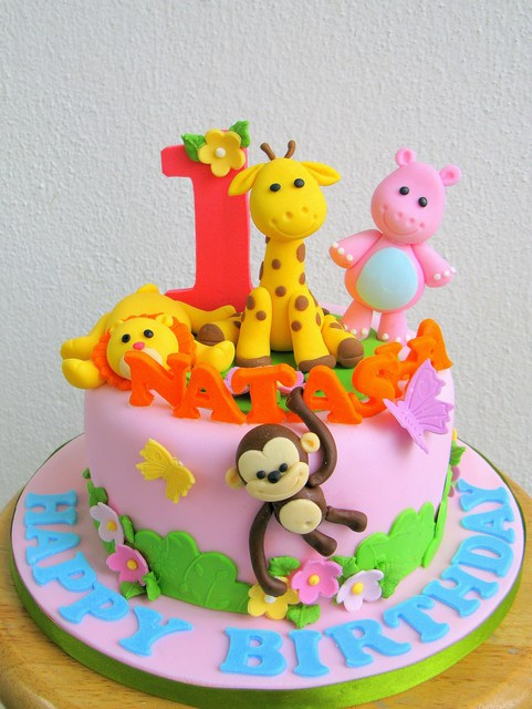 11 Photos of Jungle Theme Birthday Cakes For Girls