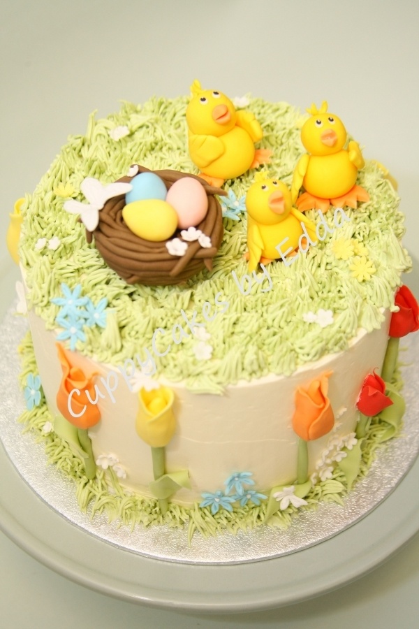 Baby Easter Chicks Cake Baby Easter Chicks Cake