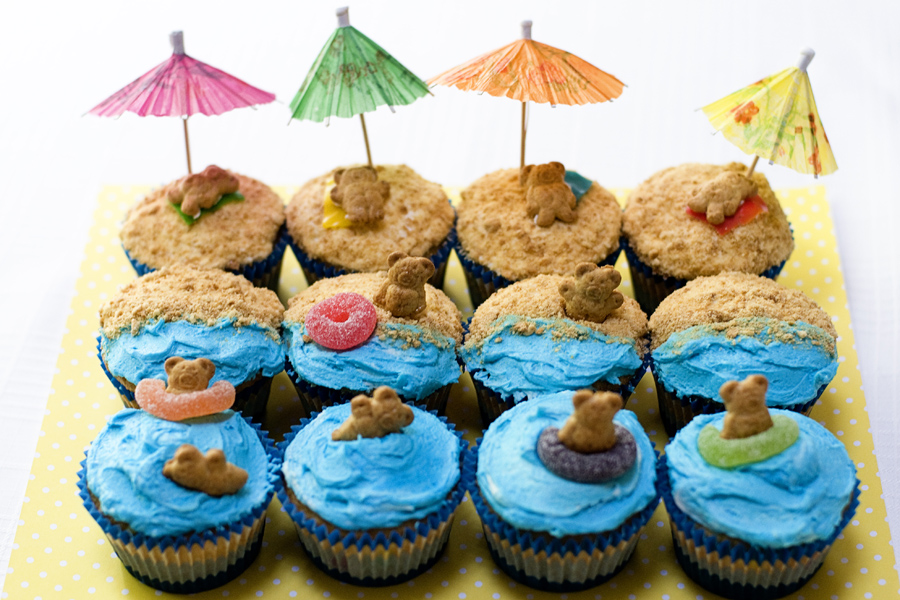 Beach Bear Cupcakes Beach Bear Cupcakes