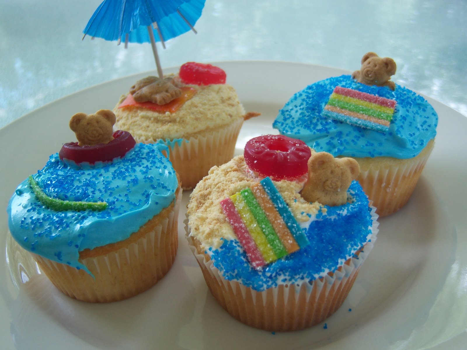 9 Photos of Cute Beach Cupcakes 9 Photos of Cute Beach Cupcakes