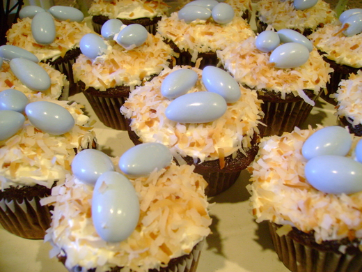 Bird Baby Shower Cupcakes Ideas