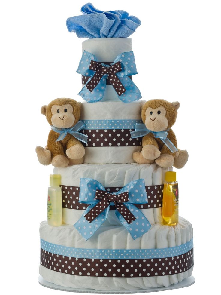 Boy Baby Shower Diaper Cake