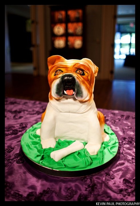 Bulldog Grooms Cake Bulldog Grooms Cake