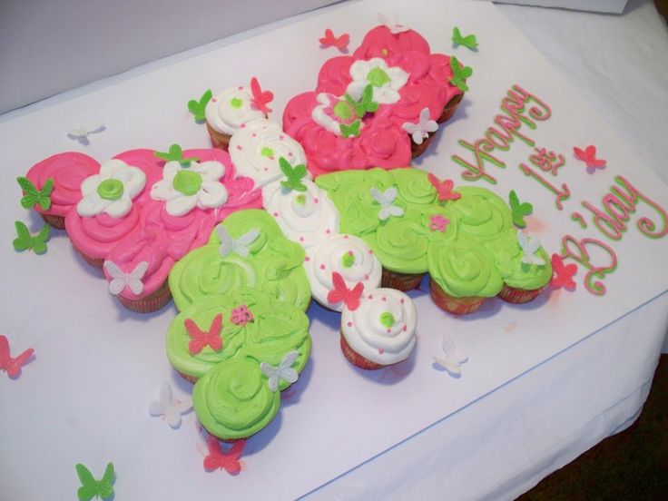 Butterfly Cupcake Cake Butterfly Cupcake Cake