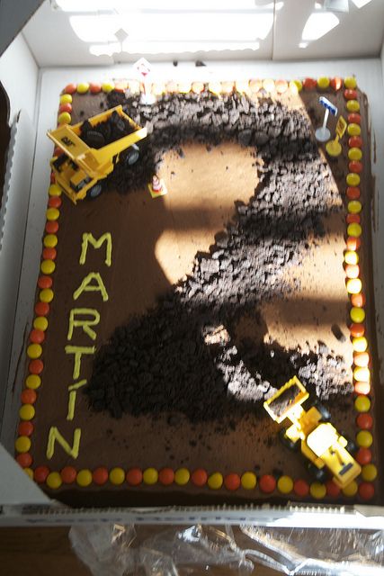 Cake Construction Theme Birthday Party Cake Construction Theme Birthday Party