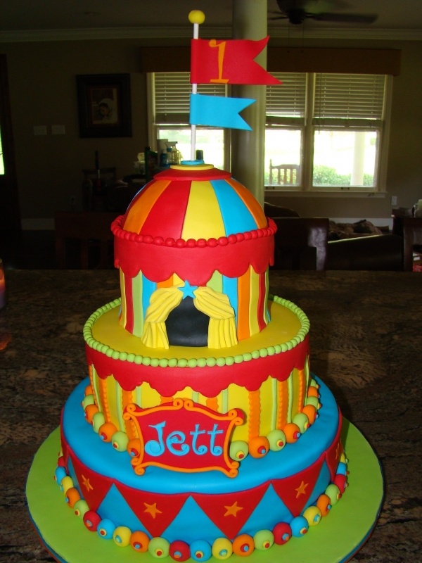 Carnival Circus Themed Cake