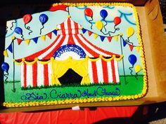 11 Photos of Carnival Themed 1 2 Sheet Cakes