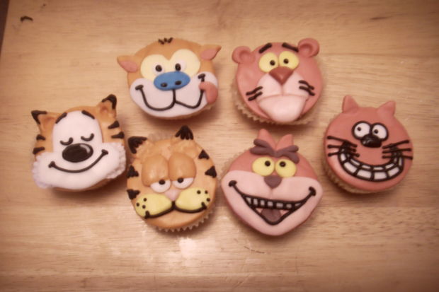 7 Photos of Cartoon Cats And Cupcakes 7 Photos of Cartoon Cats And Cupcakes