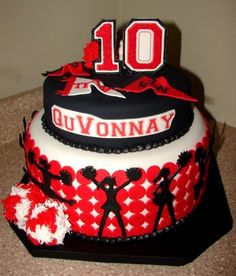 Cheer Birthday Cake Ideas Cheer Birthday Cake Ideas