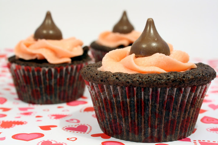 Chocolate Cherry Brownie Cupcakes