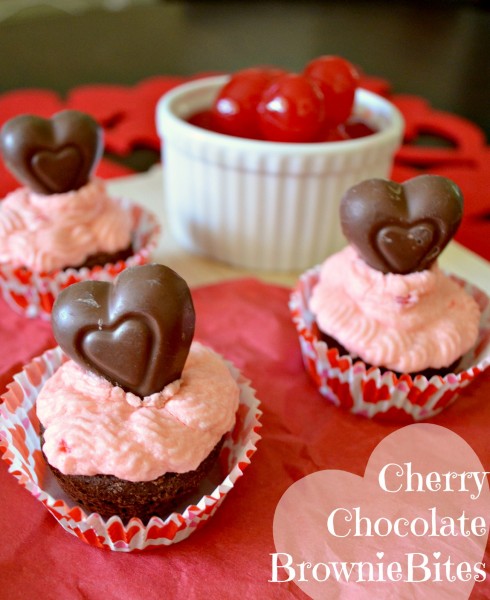 Chocolate Cherry Brownie Cupcakes