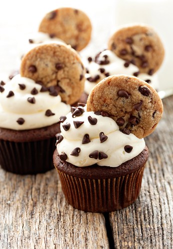 Chocolate Chip Cookie Cupcakes Recipe Chocolate Chip Cookie Cupcakes Recipe
