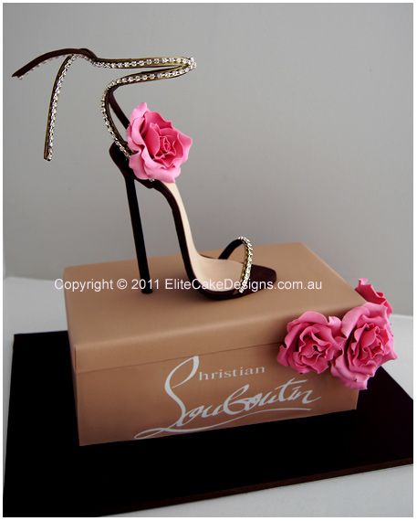 9 Photos of Ladies Happy Birthday Shoe Cakes