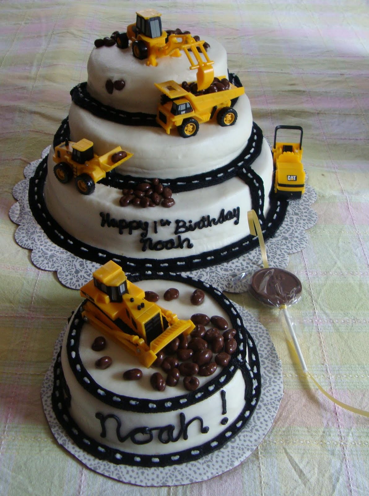 Construction Birthday Cake