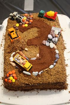 Construction Truck Birthday Cake Ideas