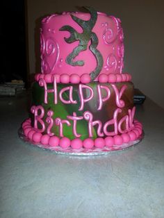Country Girl Sweet 16 Birthday Cake