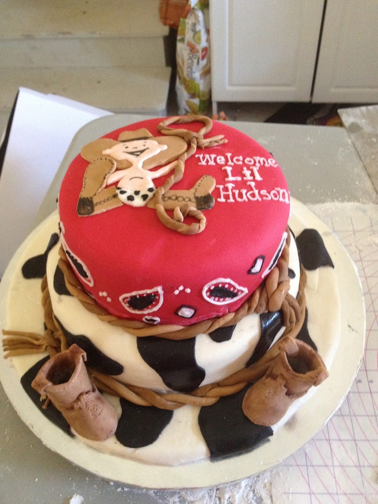 Cowboy Baby Shower Cake Cowboy Baby Shower Cake