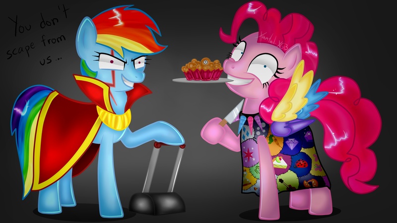 Cupcake MLP Rainbow Factory Dash and Pinkie Pie