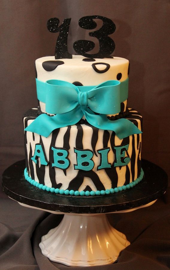 Cute 13th Birthday Cakes for Girls Cute 13th Birthday Cakes for Girls