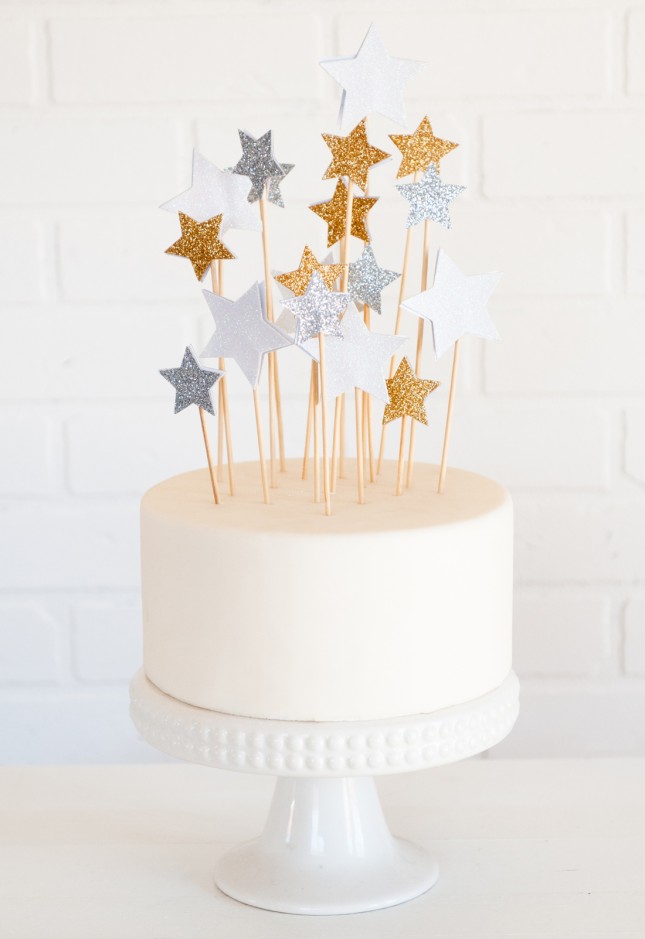 DIY Star Cake Toppers DIY Star Cake Toppers