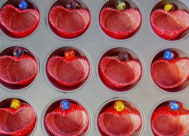 DIY Valentine's Cupcakes