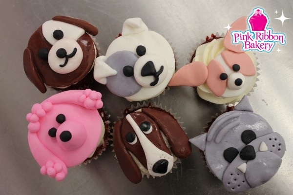 Dog Cupcake Cake