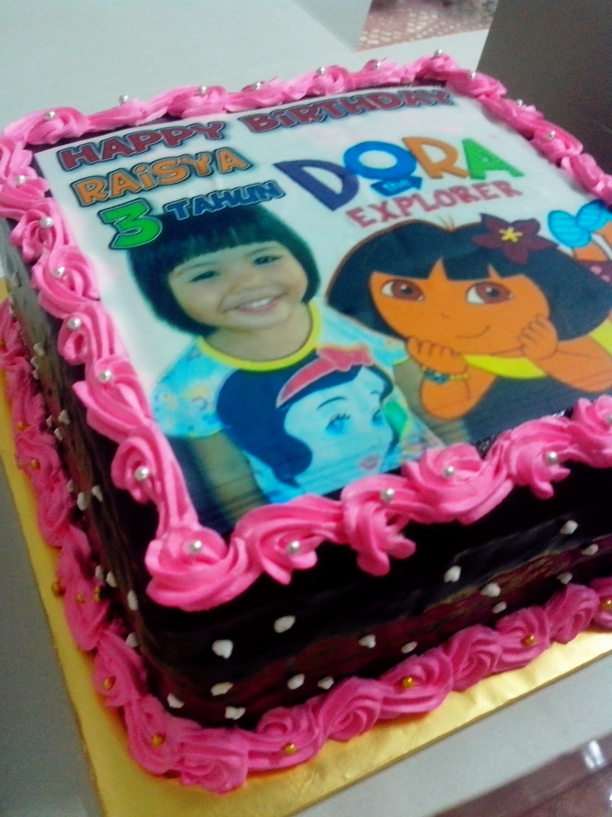 Dora the Explorer 3rd Birthday Cake