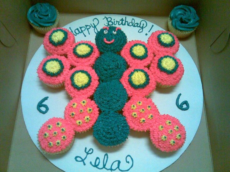 Easy Butterfly Cupcake Cake Easy Butterfly Cupcake Cake