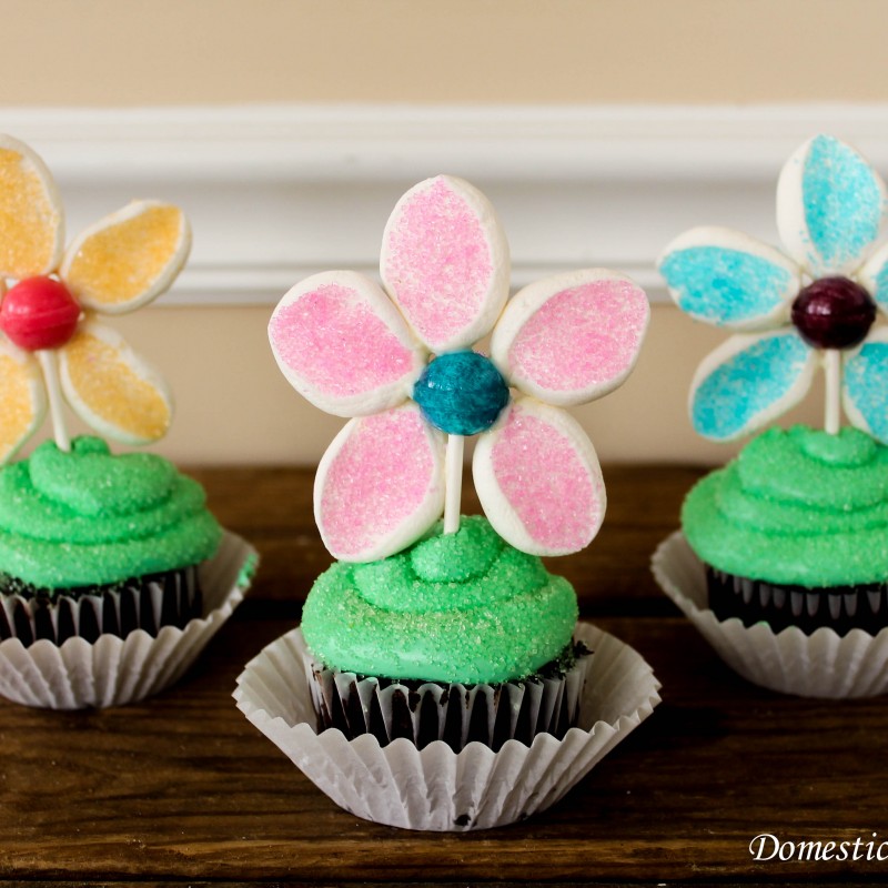 Edible Flower Cupcake Toppers Edible Flower Cupcake Toppers