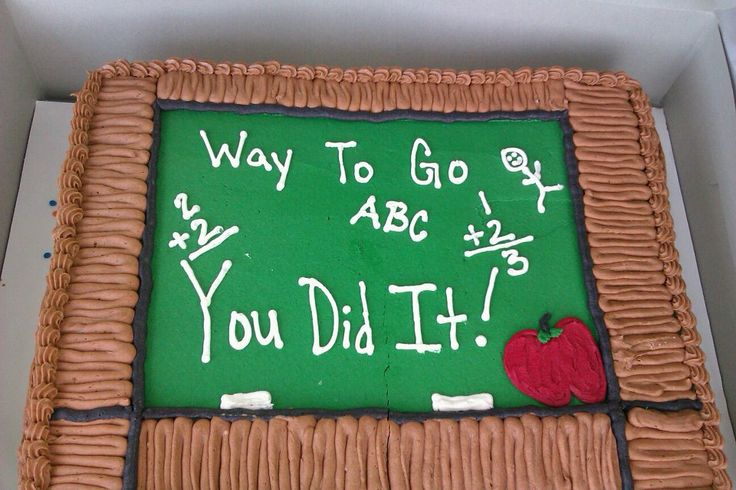 End of School Year Cake End of School Year Cake