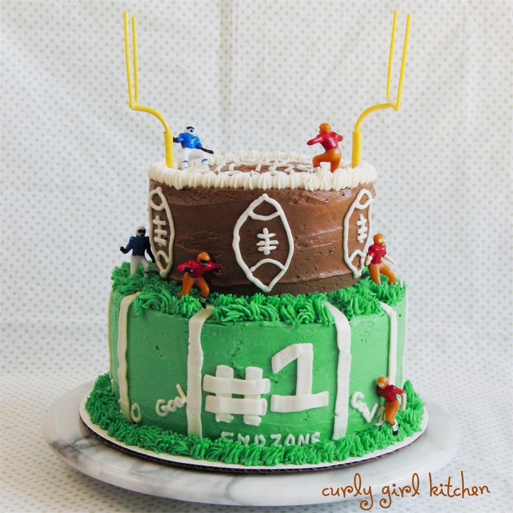 Football Three Layers Cakes