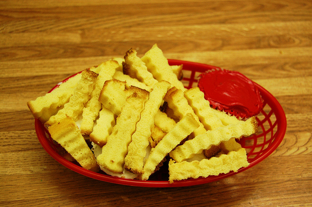 French Fry Cupcakes French Fry Cupcakes
