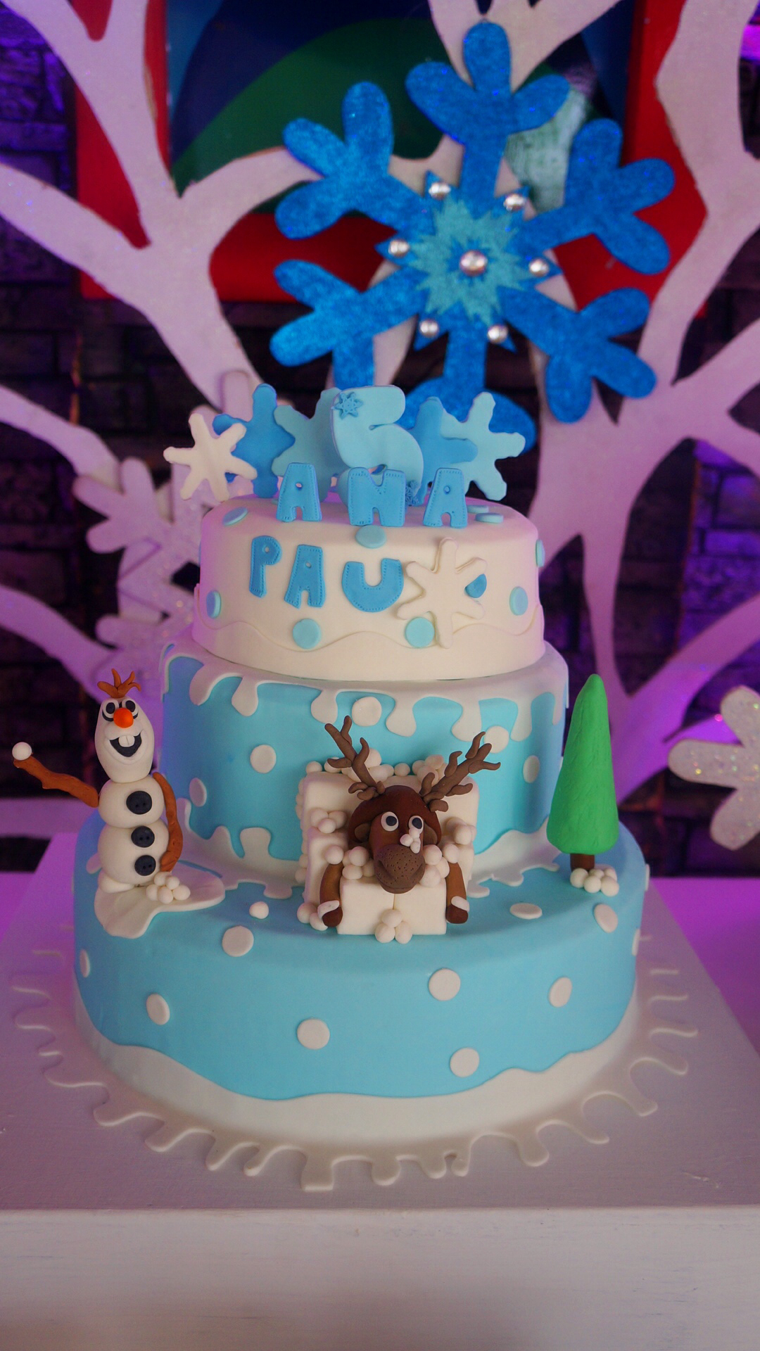 Frozen Birthday Cake