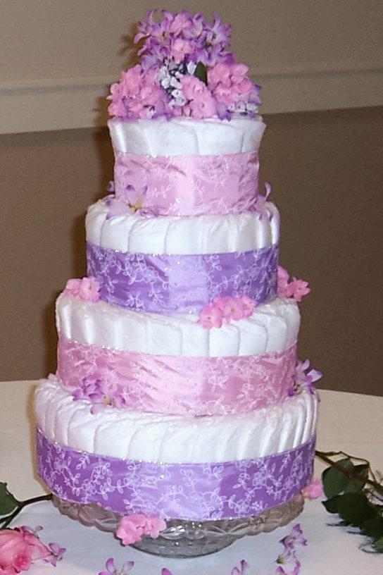 Girl Diaper Cake