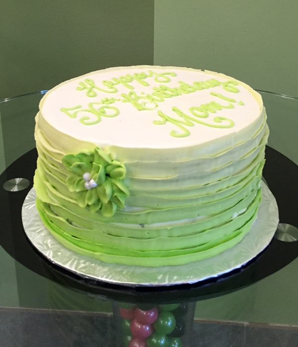 Green Ombre Wedding Cake Ribbon Green Ombre Wedding Cake Ribbon
