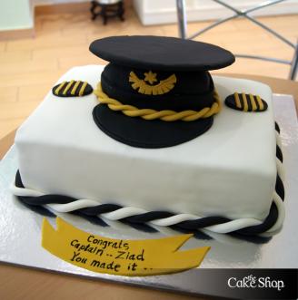 Happy Birthday Pilot Cake